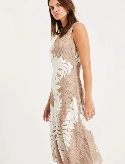 Denise Tapework Lace Dress