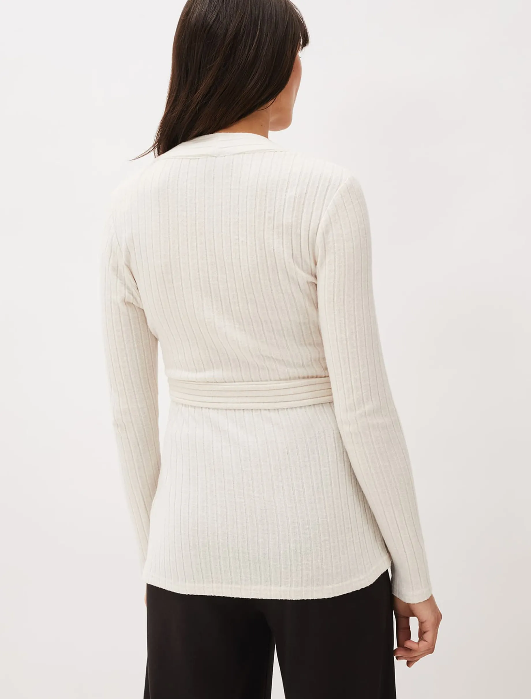 Deona Ribbed Wrap Top