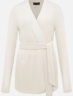 Deona Ribbed Wrap Top