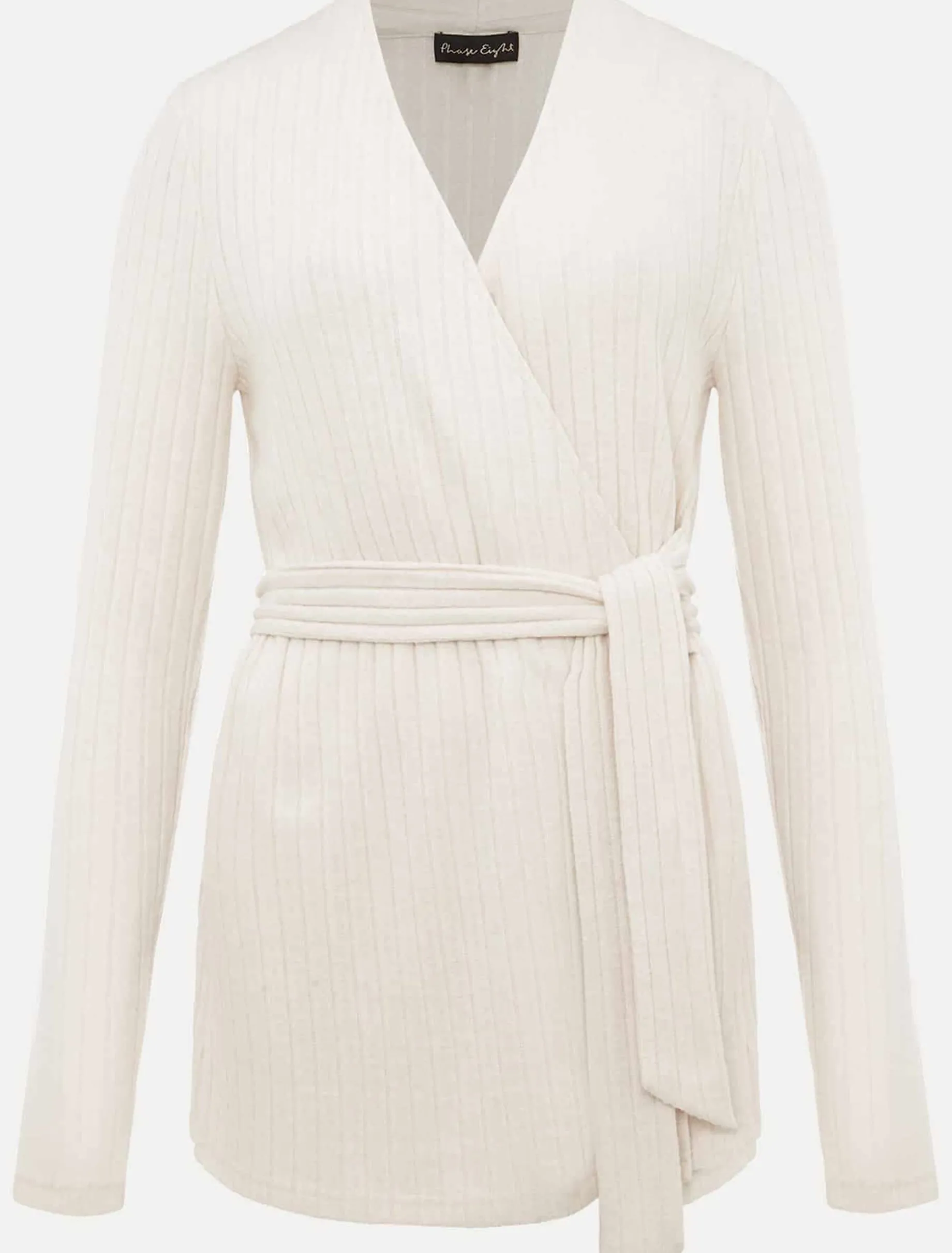 Deona Ribbed Wrap Top