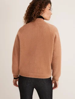 Dera Fluffy Bomber Jacket