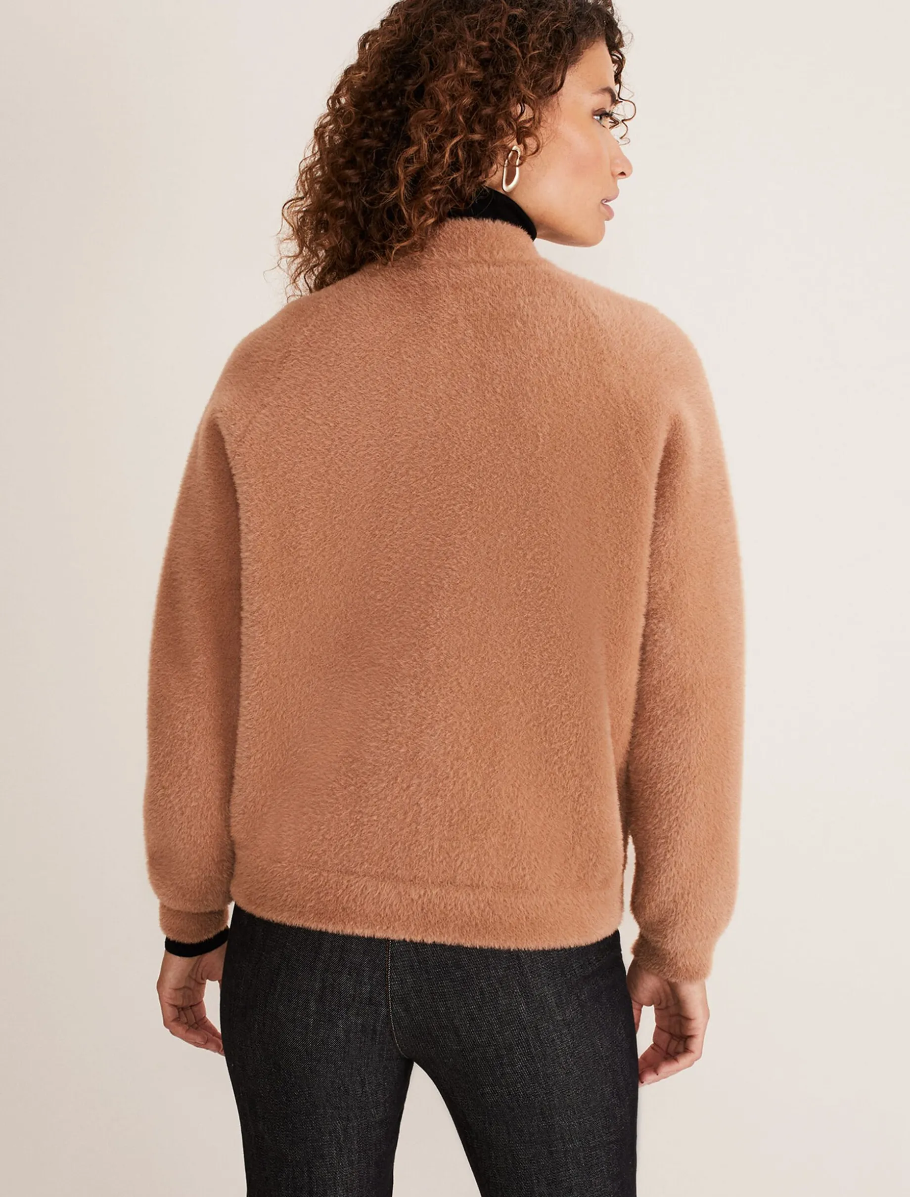 Dera Fluffy Bomber Jacket
