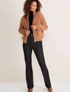 Dera Fluffy Bomber Jacket