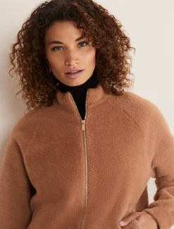 Dera Fluffy Bomber Jacket