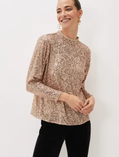 Dhara Sequin Blouse