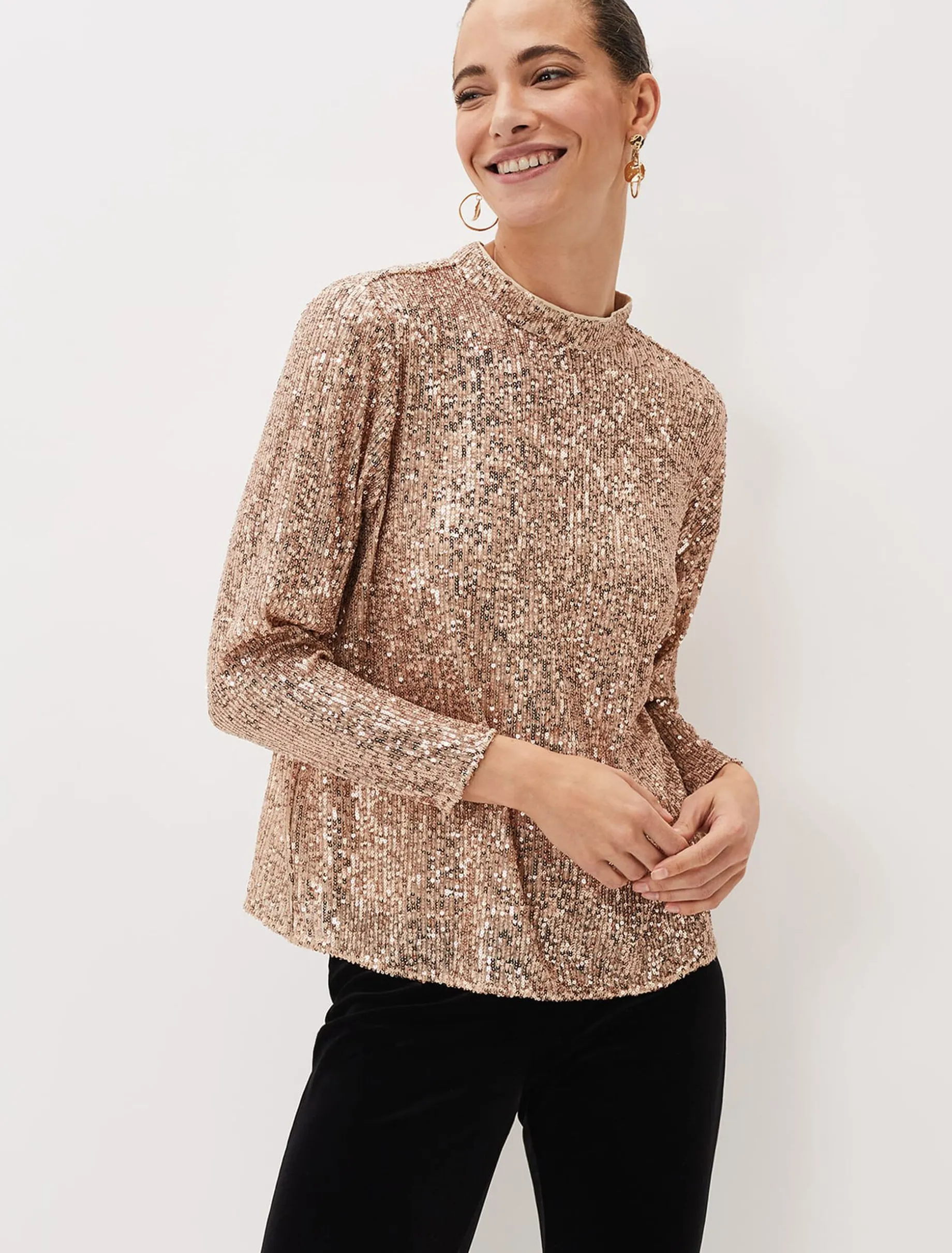Dhara Sequin Blouse