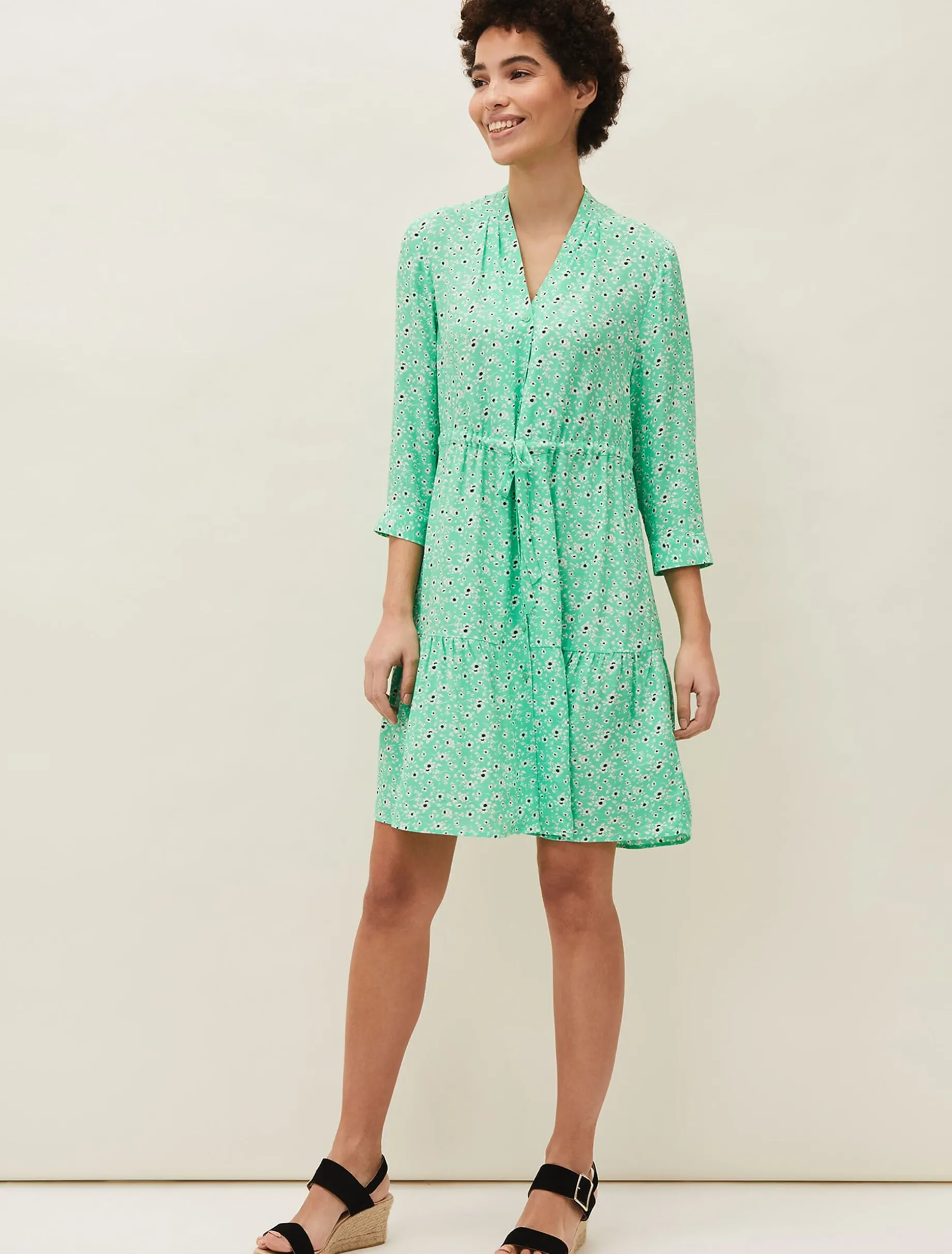 Diana Floral Swing Dress