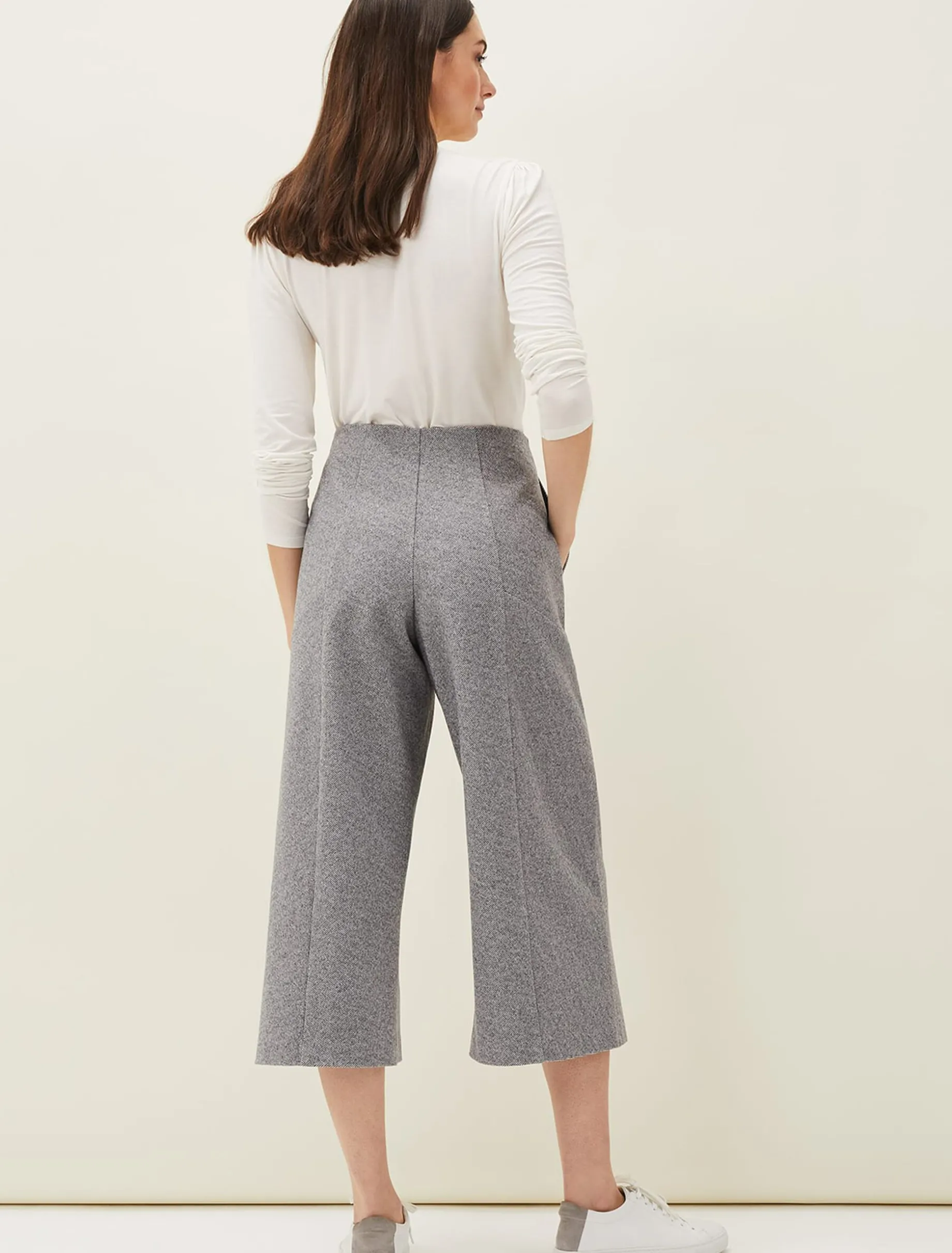 Diza Herringbone Culottes