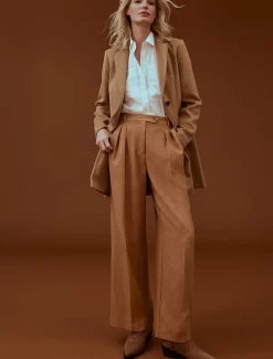 Dola Wide Leg Boucle Trouser