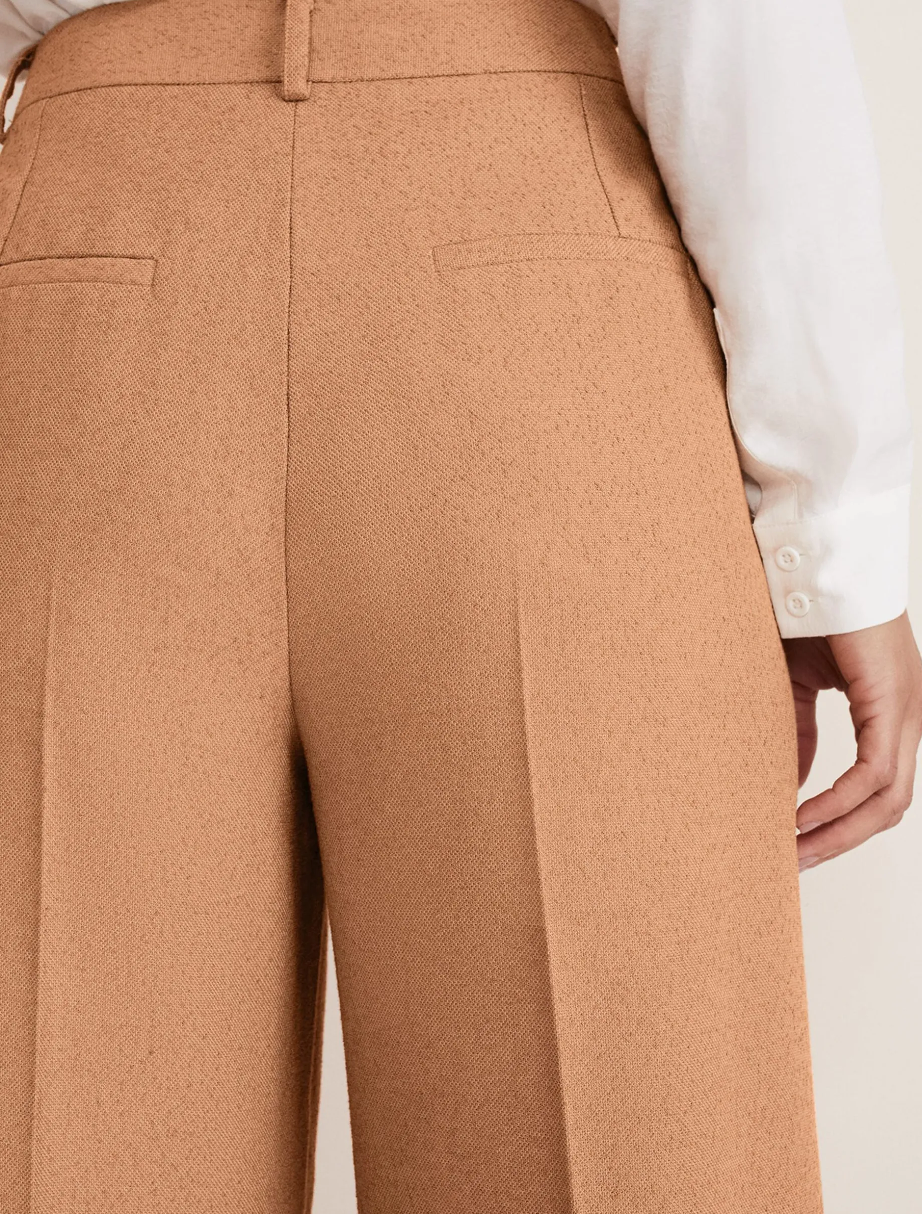 Dola Wide Leg Boucle Trouser