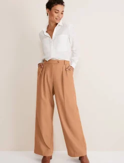 Dola Wide Leg Boucle Trouser