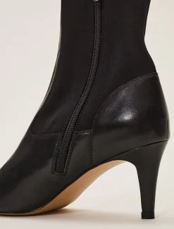 Dolly Leather Sock Boots