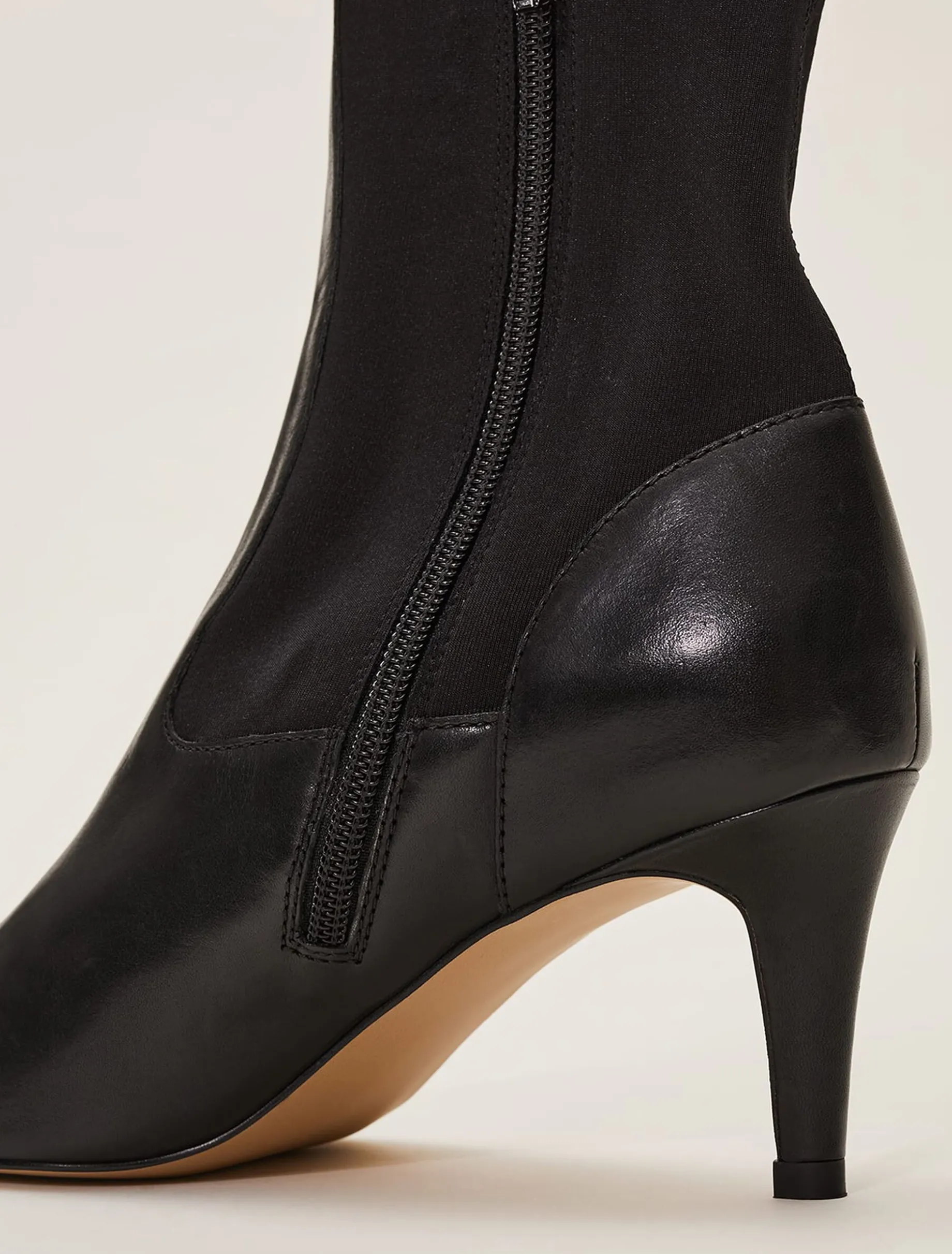 Dolly Leather Sock Boots