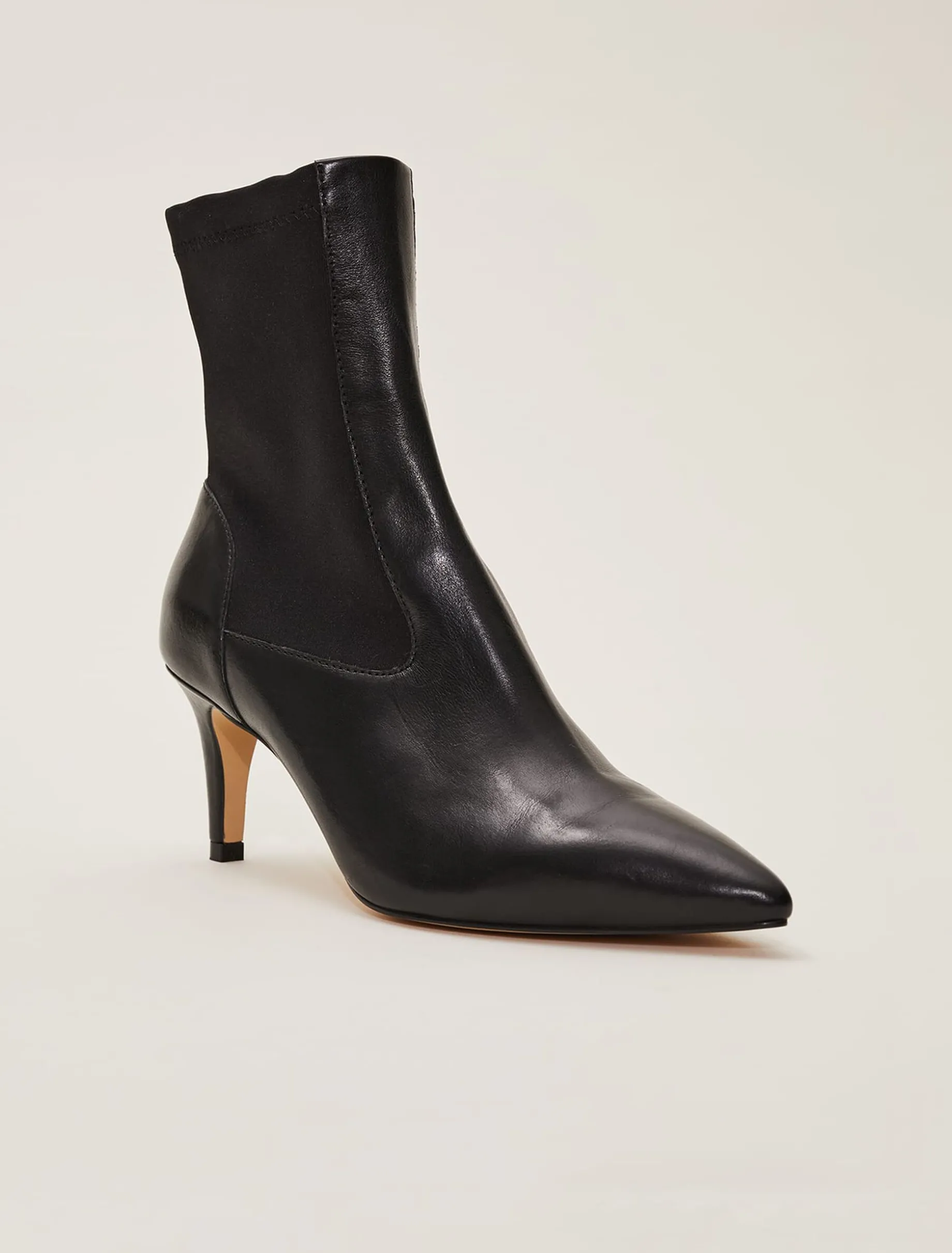 Dolly Leather Sock Boots