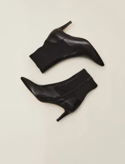 Dolly Leather Sock Boots