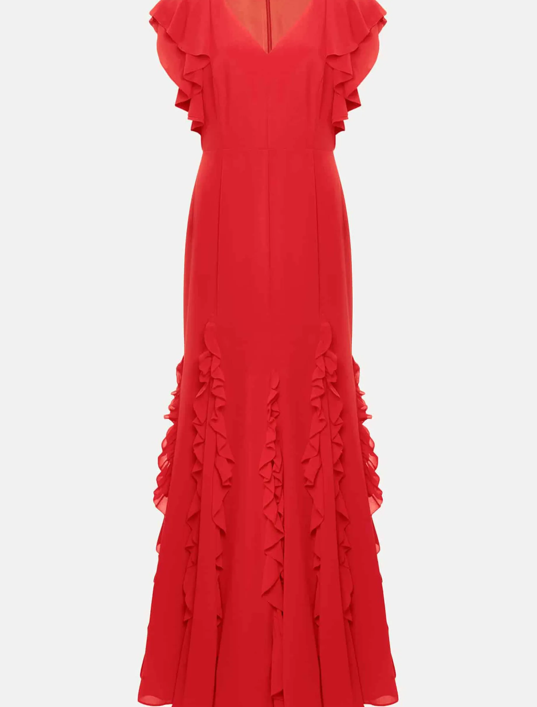 Donatella Ruffle Maxi Dress