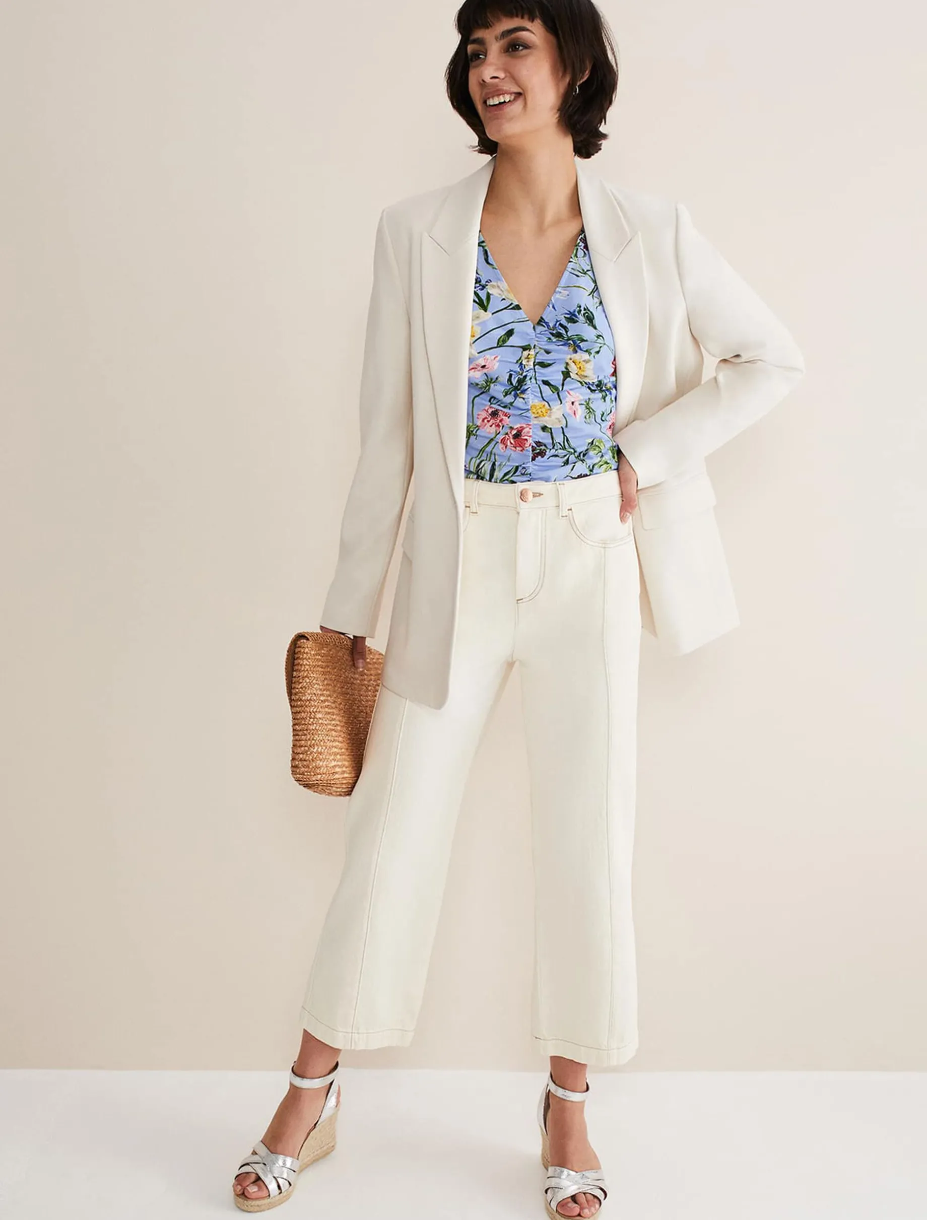 Donda Floral Ruched Top
