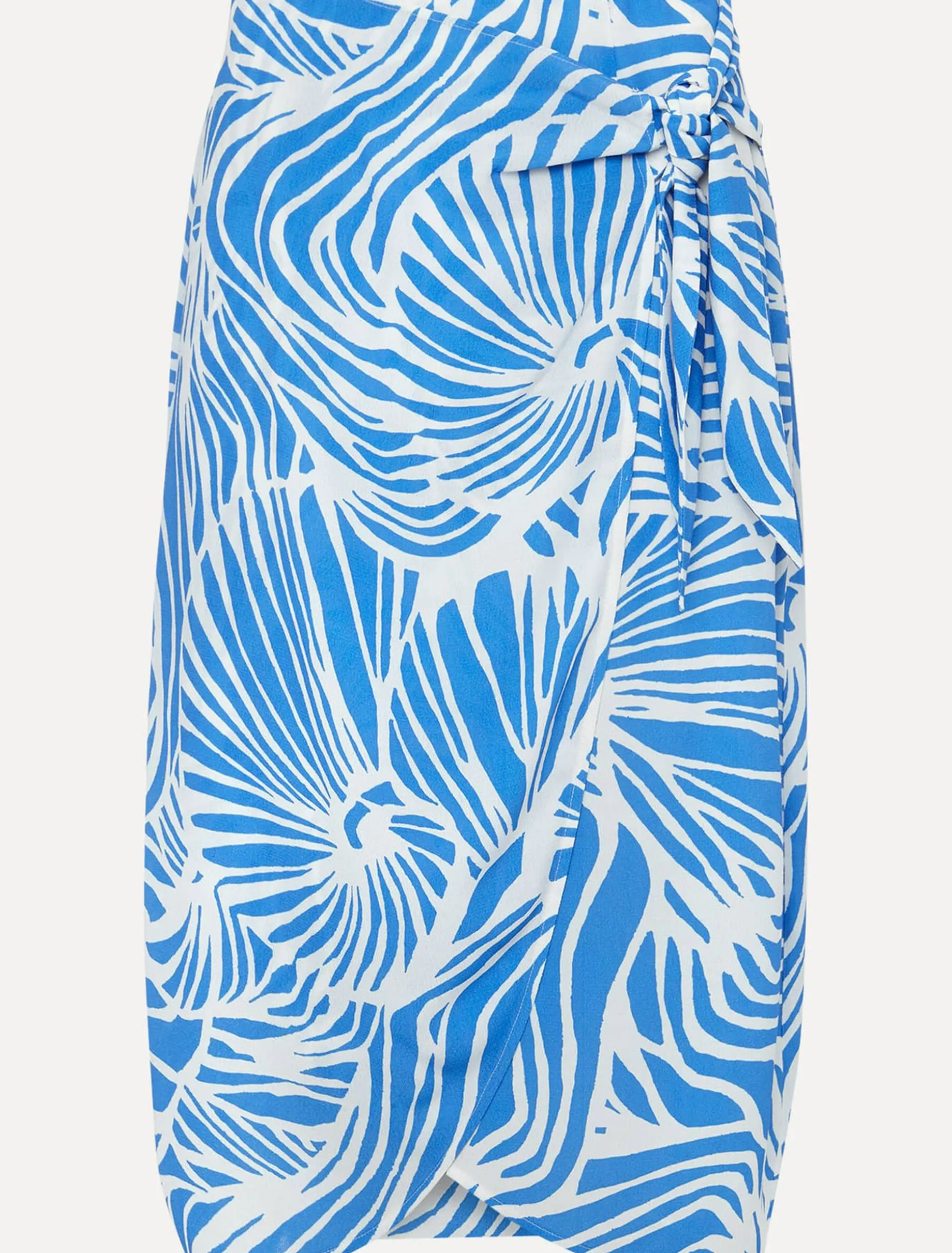 Dorothy Shell Print Wrap Skirt