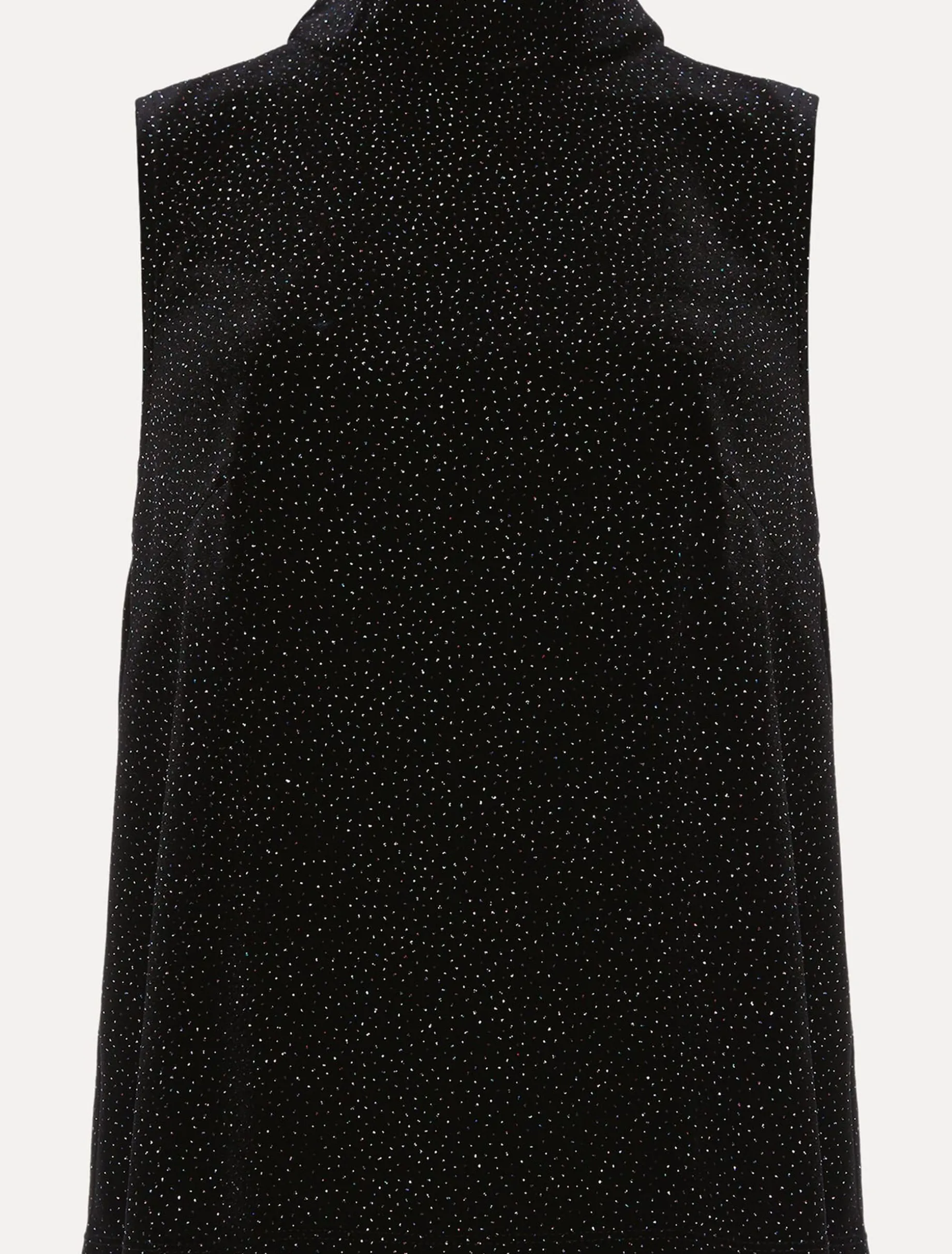 Dove Glitter Velvet Top