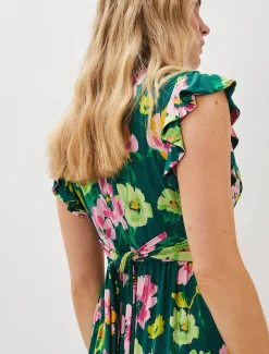 Effie Floral Jersey Maxi Dress
