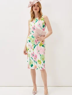 Effie Floral Scuba Dress