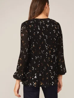 Ella Foil Spot Blouse