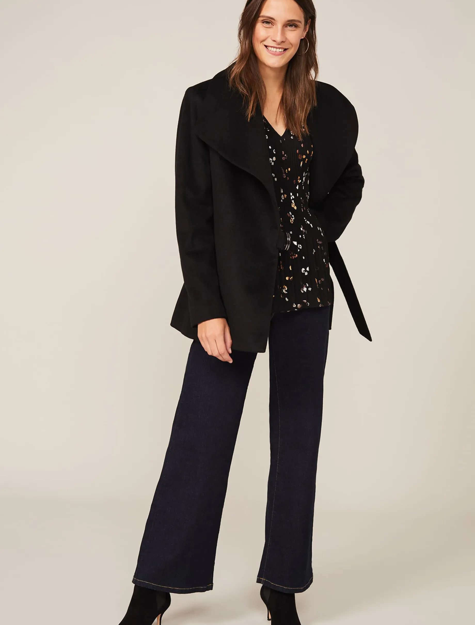 Ella Foil Spot Blouse