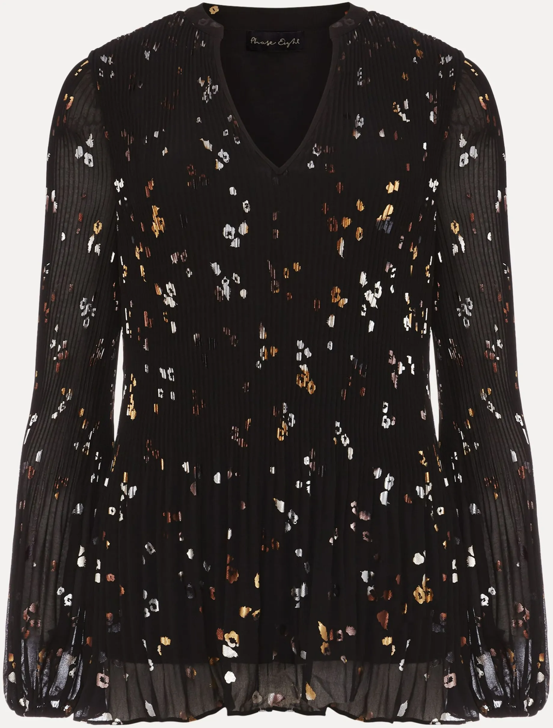 Ella Foil Spot Blouse