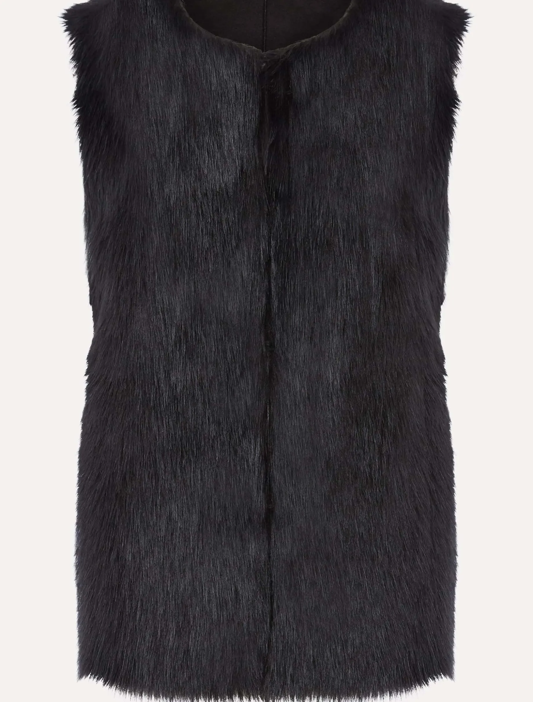 Ella Longline Reversible Faux Fur Gilet