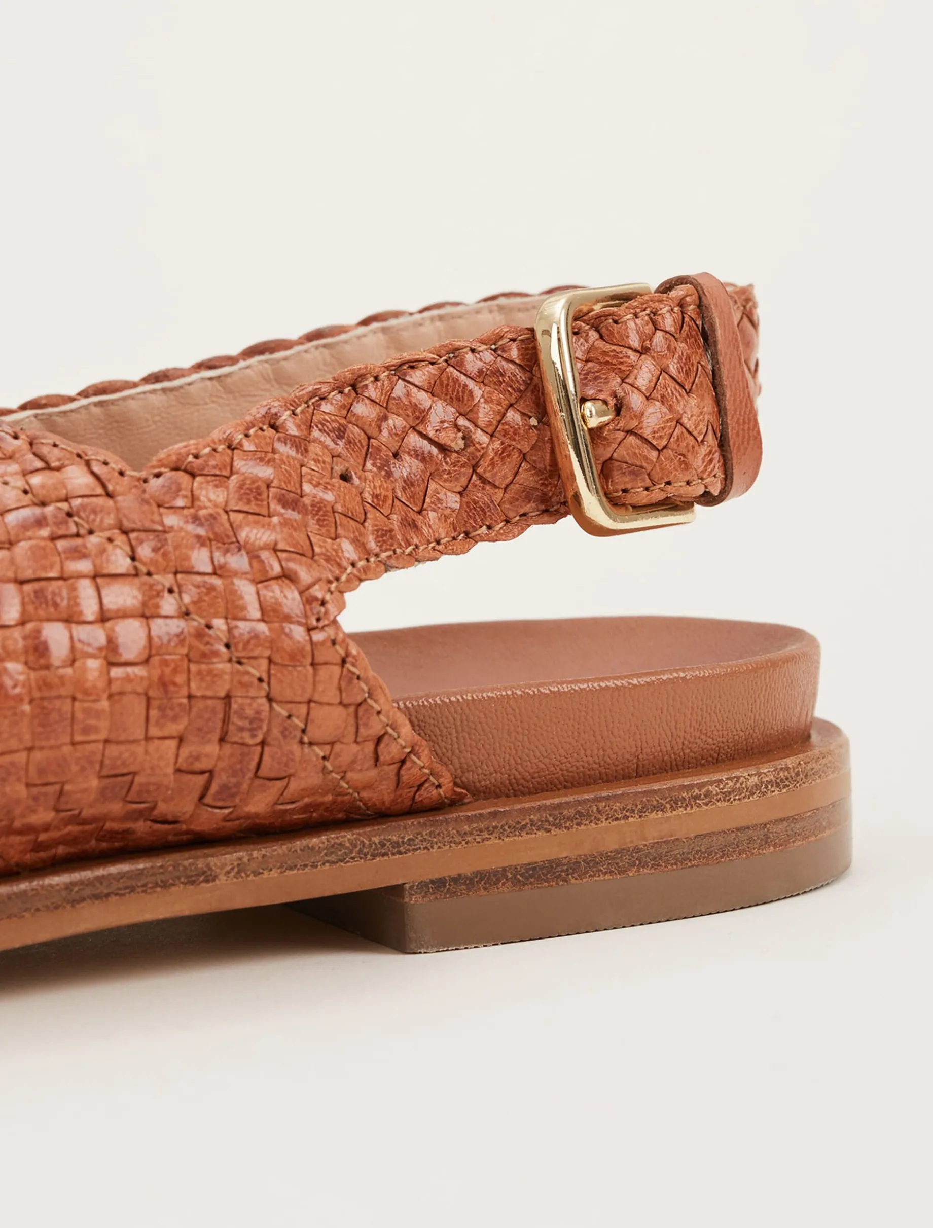 Elle Leather Crossover Sandals