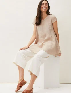 Elle Leather Crossover Sandals