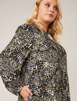 Elle Printed Swing Dress