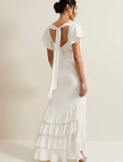 Ellery Frill Maxi Wedding Dress
