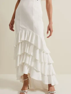 Ellery Frill Maxi Wedding Dress