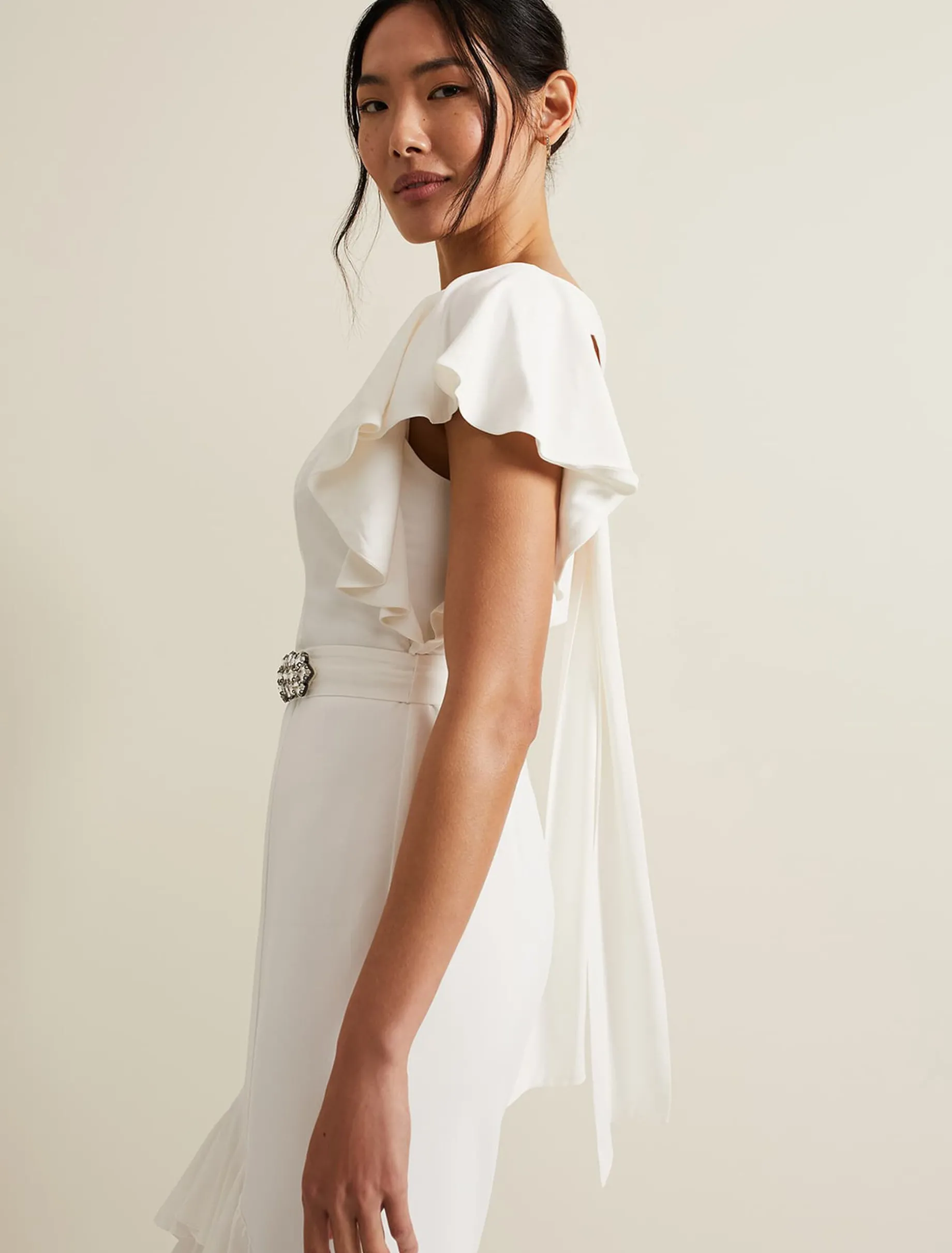 Ellery Frill Maxi Wedding Dress