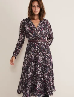 Eloise Animal Pleated Dress