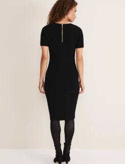 Elsa Ribbed Short Sleeve T-Shirt Dress