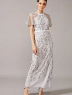 Elsbeth Trailing Leaf Dress
