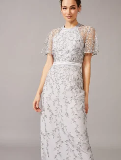Elsbeth Trailing Leaf Dress