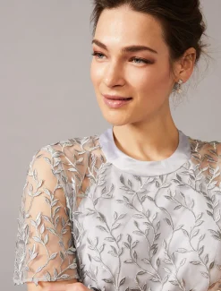Elsbeth Trailing Leaf Dress