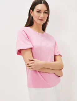 Elspeth Cotton Puff Sleeve Top