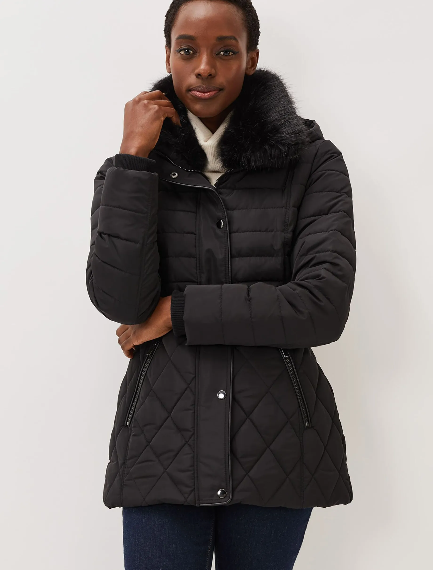 Elva Short Quilted Puffer Coat