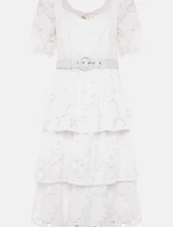 Elyse Lace Tiered Wedding Dress