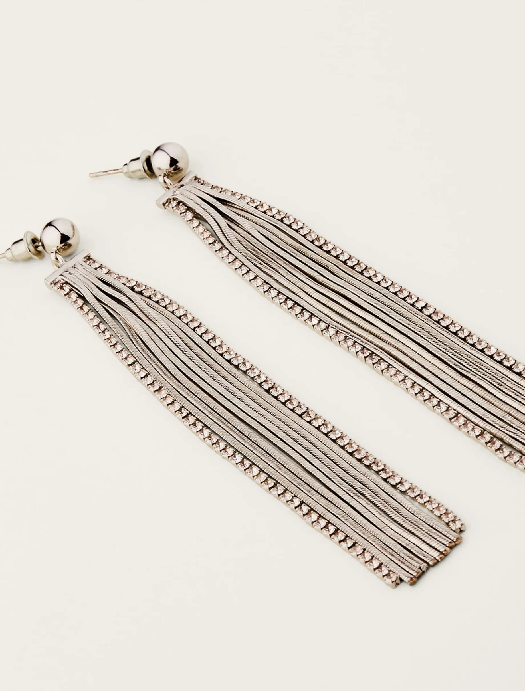 Embellished Chain Earrings