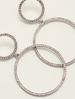 Embellished Hoop Earrings