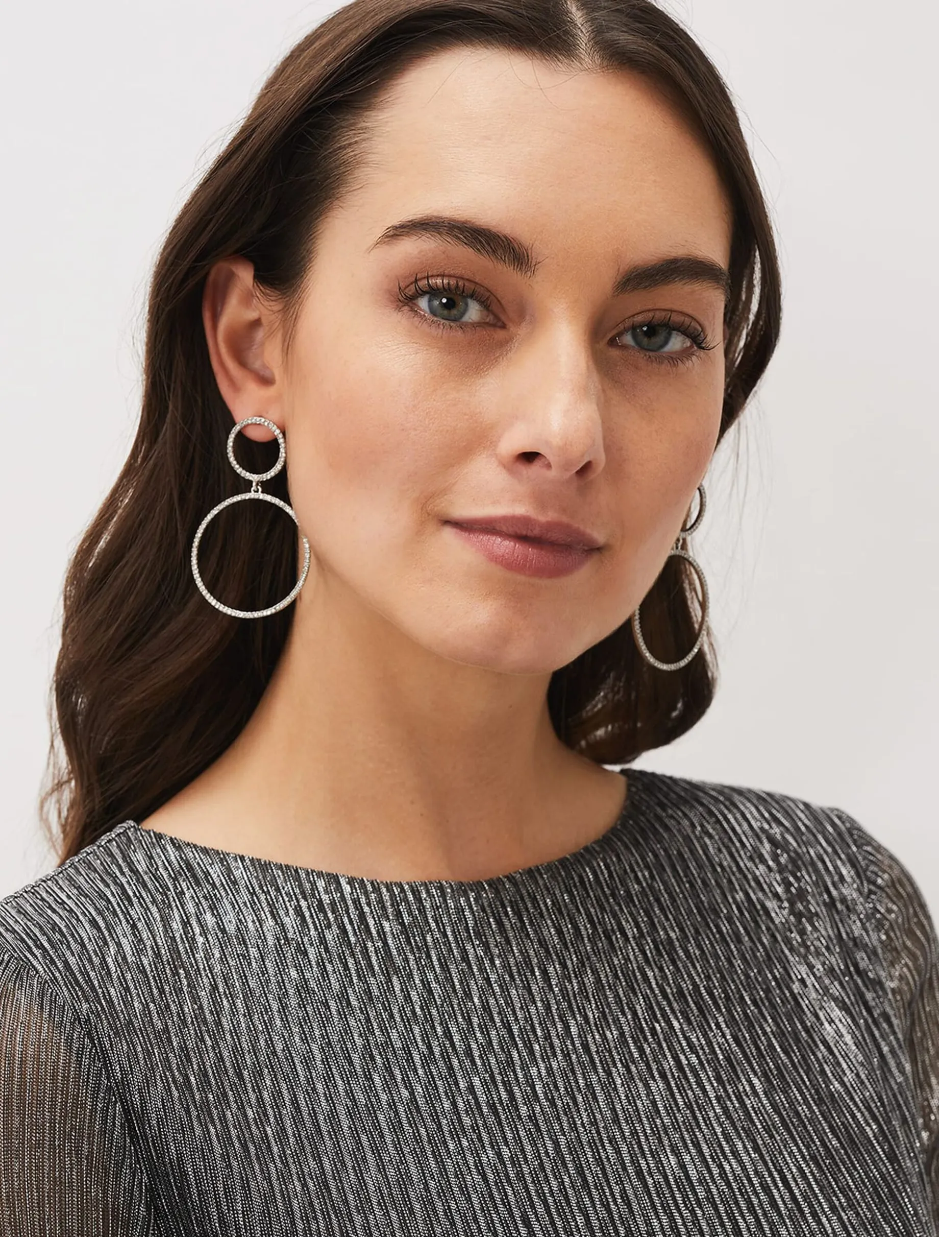 Embellished Hoop Earrings