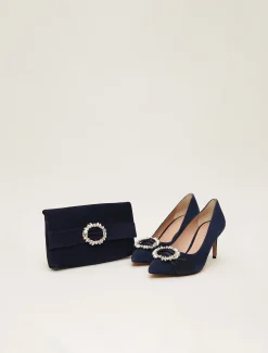 Embellished Slim Clutch Bag