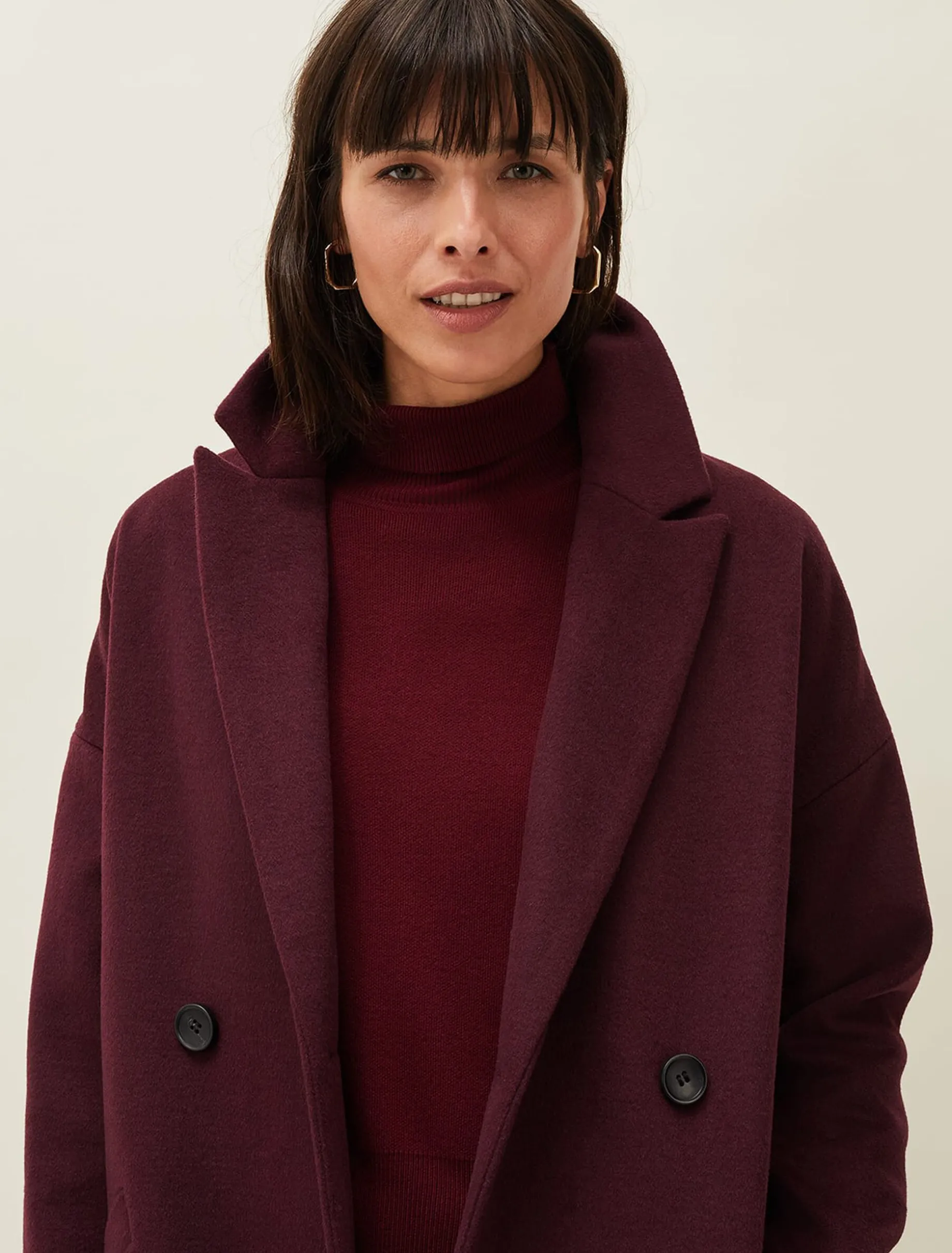 Emery Double Breasted Wool Coat