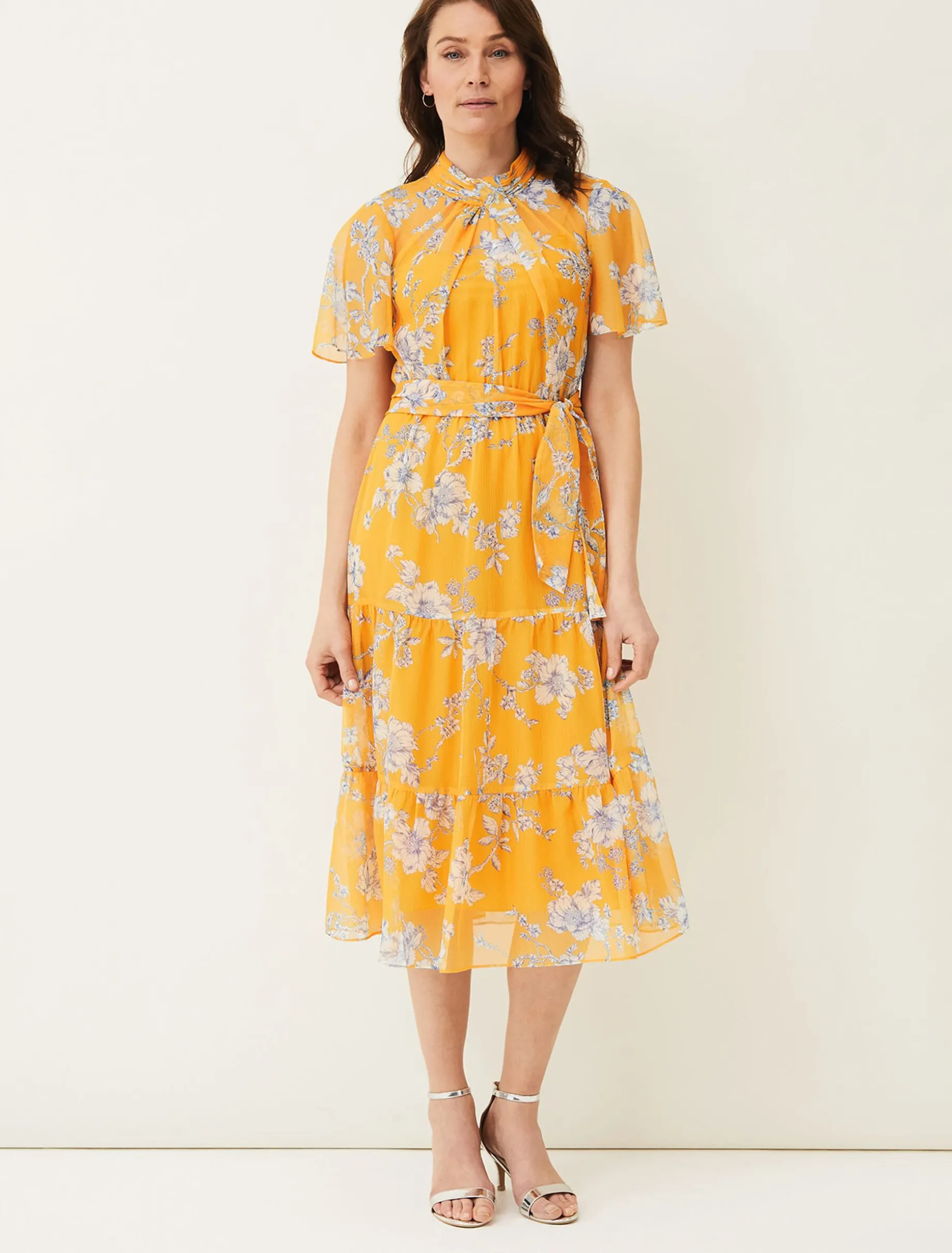 Emmalyn Tiered Georgette Dress