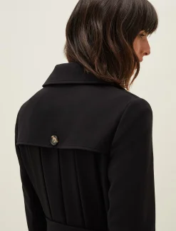 Emmy Pleat Back Trench Coat